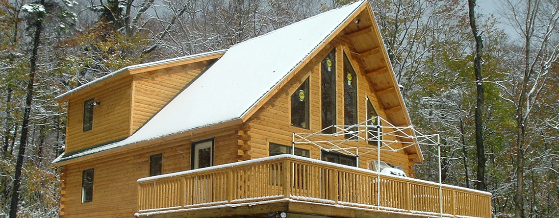 Lakewood Log Home – Southern Vermont