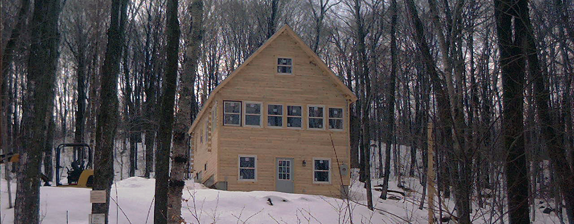 Strafaci Log Home – Green Mountains Vermont
